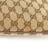 Beige Brown GG Canvas Messenger Shoulder Bag