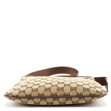 Beige Brown GG Canvas Messenger Shoulder Bag