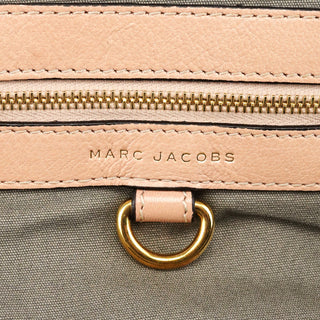 Beige Quilted Leather Little Stam Shoulder Bag