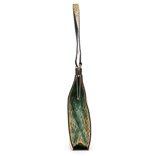 Natural Python Top Handle Bag