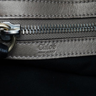 Teal Leather Bay Bag