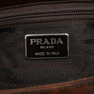 Brown Spazzolato Girafo Shoulder Bag