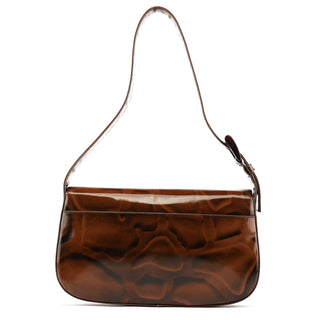 Brown Spazzolato Girafo Shoulder Bag