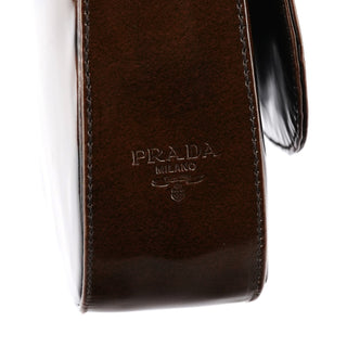 Brown Spazzolato Girafo Shoulder Bag