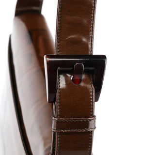 Brown Spazzolato Girafo Shoulder Bag