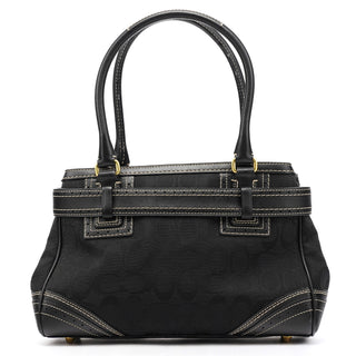 10507 Black Signature Hamptons Tote Bag