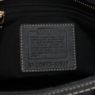 10507 Black Signature Hamptons Tote Bag