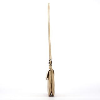 B7185 Ivory Spazzolato Fume Flap Crossbody Bag