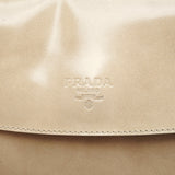 B7185 Ivory Spazzolato Fume Flap Crossbody Bag