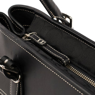 6366 Black Signature Soho Tote Bag