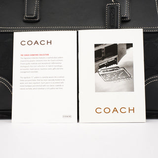 6366 Black Signature Soho Tote Bag