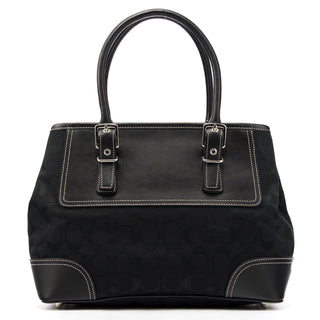 6366 Black Signature Soho Tote Bag