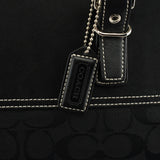 6366 Black Signature Soho Tote Bag