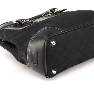 6366 Black Signature Soho Tote Bag