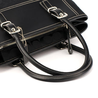 6366 Black Signature Soho Tote Bag
