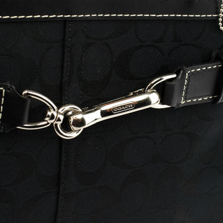 8K07 Black Signature Hamptons Tote Bag