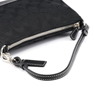 6094 Black Signature Demi Shoulder Bag