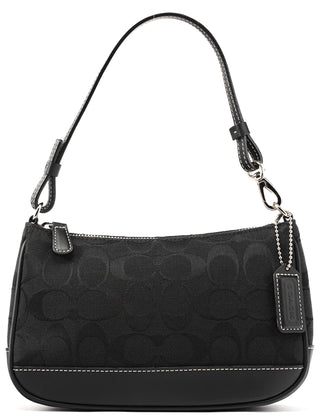 6094 Black Signature Demi Shoulder Bag