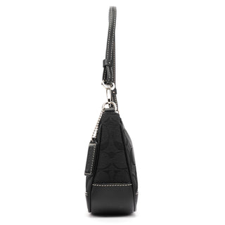 6094 Black Signature Demi Shoulder Bag