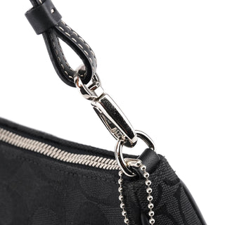6094 Black Signature Demi Shoulder Bag
