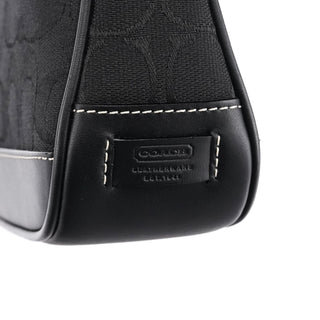 6094 Black Signature Demi Shoulder Bag