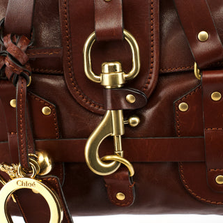 Dark Brown Leather Kerala Tote Bag