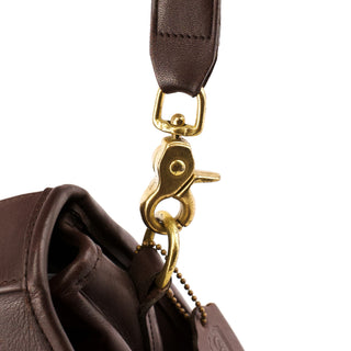 5181 Brown Leather Colebrooke Turnlock Briefcase Bag