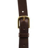 5181 Porte-documents Colebrooke Turnlock en cuir marron