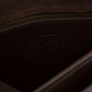 5181 Brown Leather Colebrooke Turnlock Briefcase Bag