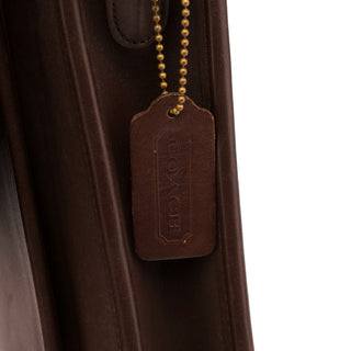 5181 Brown Leather Colebrooke Turnlock Briefcase Bag