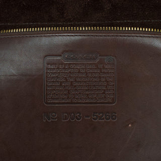 5266 Brown Leather Metropolis 2-Way Briefcase Bag