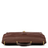 5266 Brown Leather Metropolis 2-Way Briefcase Bag