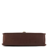 5266 Brown Leather Metropolis 2-Way Briefcase Bag