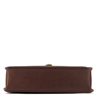 5266 Brown Leather Metropolis 2-Way Briefcase Bag