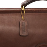 5266 Brown Leather Metropolis 2-Way Briefcase Bag