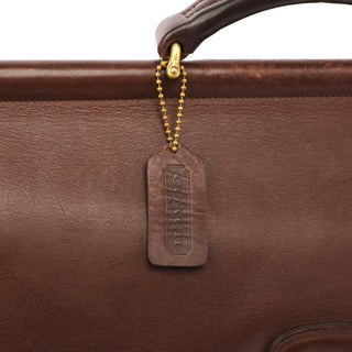 5266 Brown Leather Metropolis 2-Way Briefcase Bag