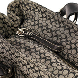 F13105 Grey Black Signature Soho Tote Bag