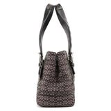F13105 Grey Black Signature Soho Tote Bag