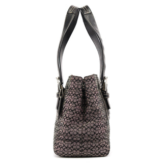 F13105 Grey Black Signature Soho Tote Bag