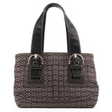 F13105 Grey Black Signature Soho Tote Bag