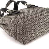 F13105 Grey Black Signature Soho Tote Bag