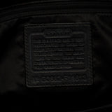 F11613 Sac porté épaule Turnlock en cuir grainé noir