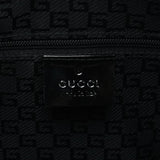 000 0855 Beige Black Canvas Patent Leather Tote Bag