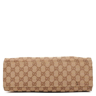 002 1016 Beige GG Bamboo Tote Bag