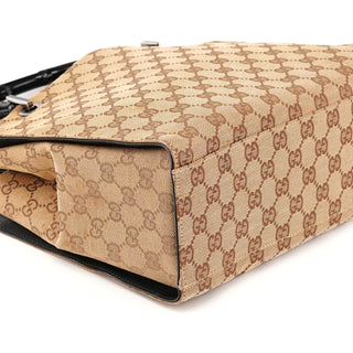 002 1016 Beige GG Bamboo Tote Bag