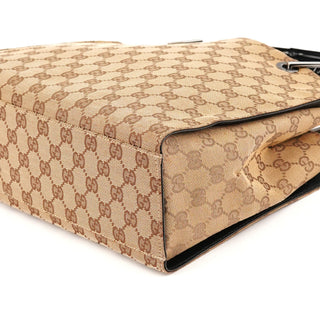 002 1016 Beige GG Bamboo Tote Bag
