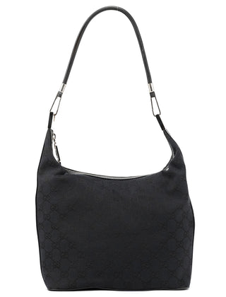 001 3814 Navy GG Canvas Hobo Shoulder Bag