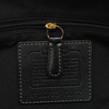 11062 Black Signature Turnlock Tote Bag