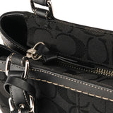 6830 Black Signature Canvas Tote Bag