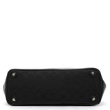 6830 Black Signature Canvas Tote Bag